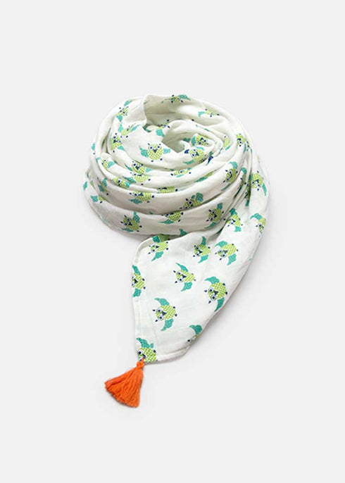 Baby Swaddle Muslin Blanket - Owl